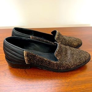 The Kooples Pony Hair Leather Loafers